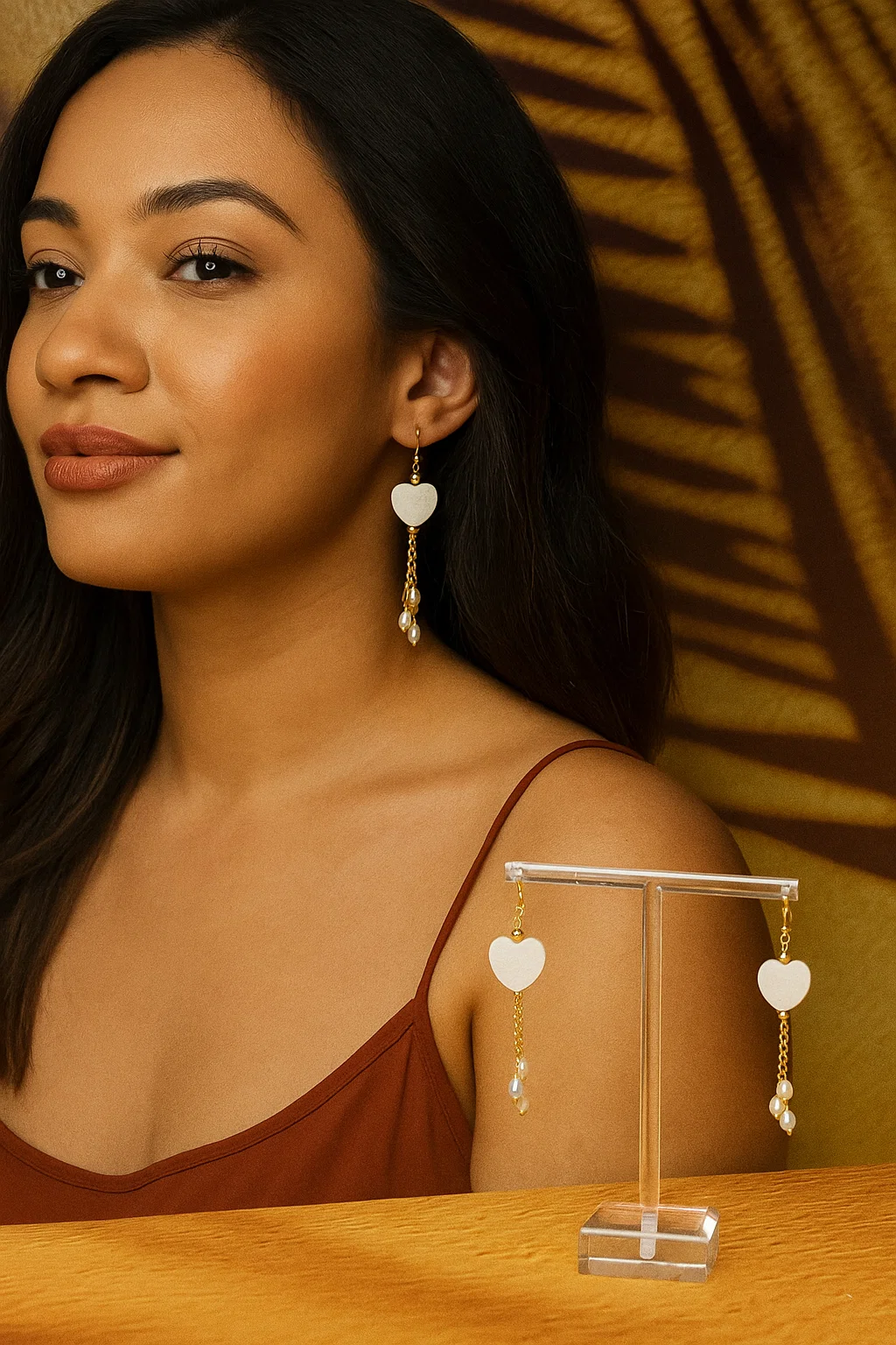 Moonlit Hearts Earrings