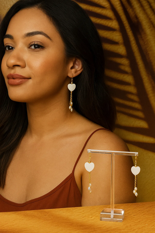 Moonlit Hearts Earrings