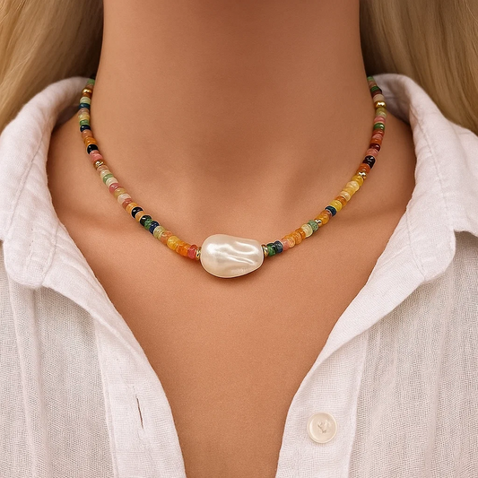 Gemstone Radiance Choker