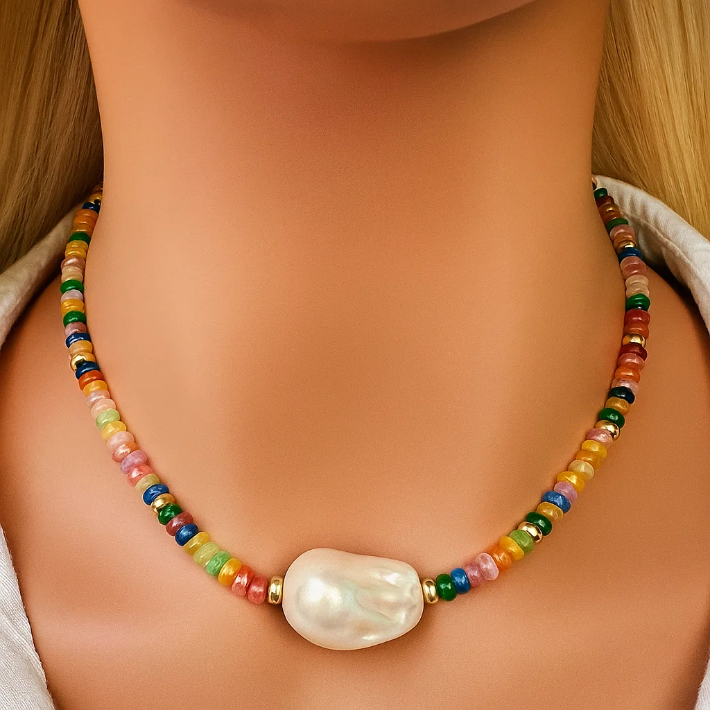 Gemstone Radiance Choker