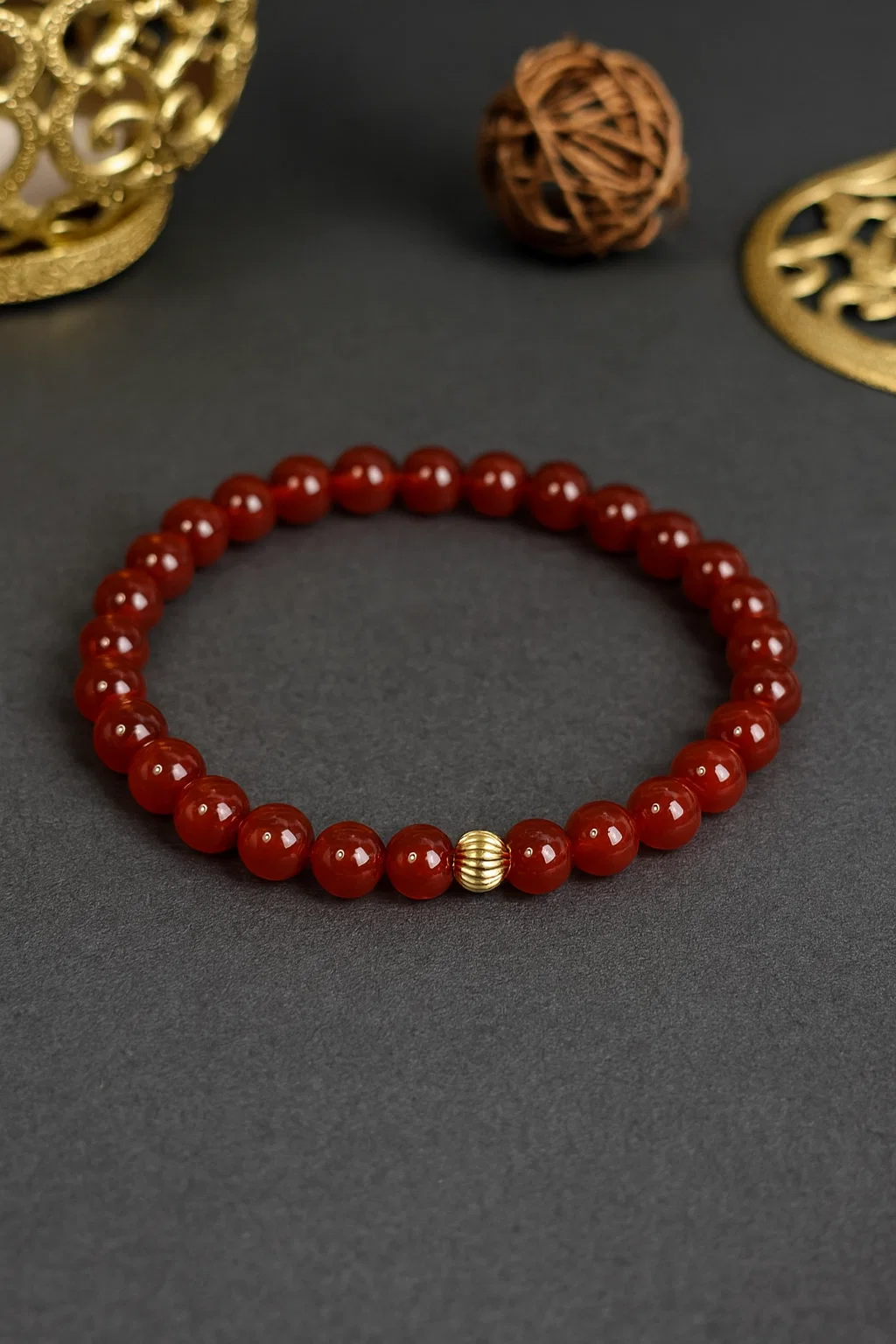 Scarlet Ember Bracelet