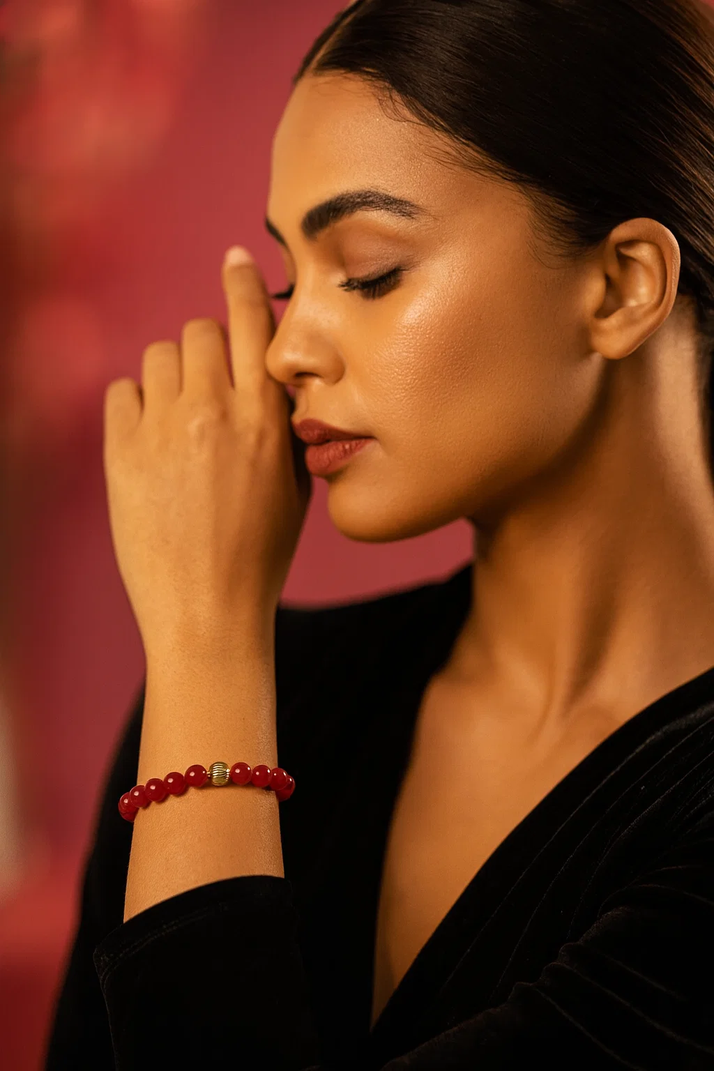 Scarlet Ember Bracelet