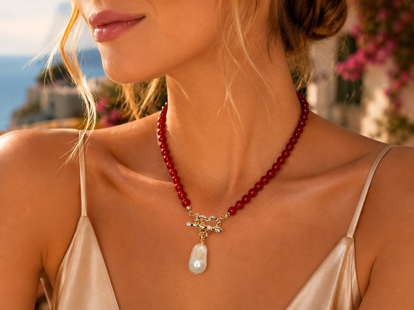 Crimson Glow Necklace