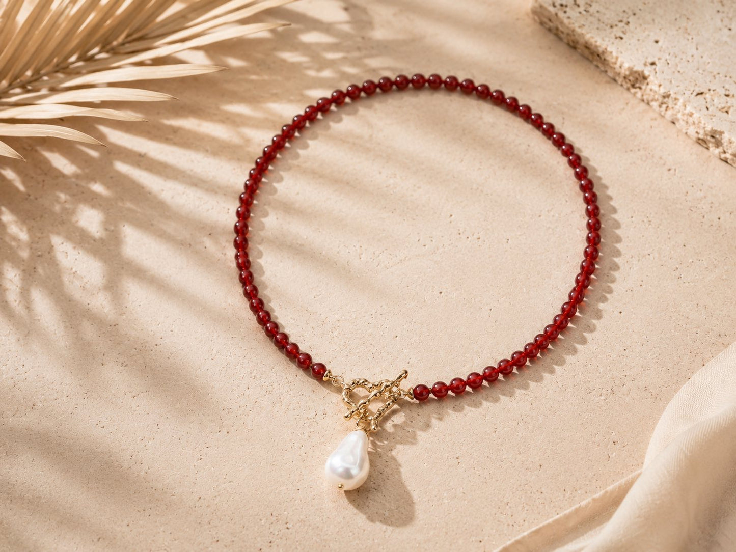 Crimson Glow Necklace