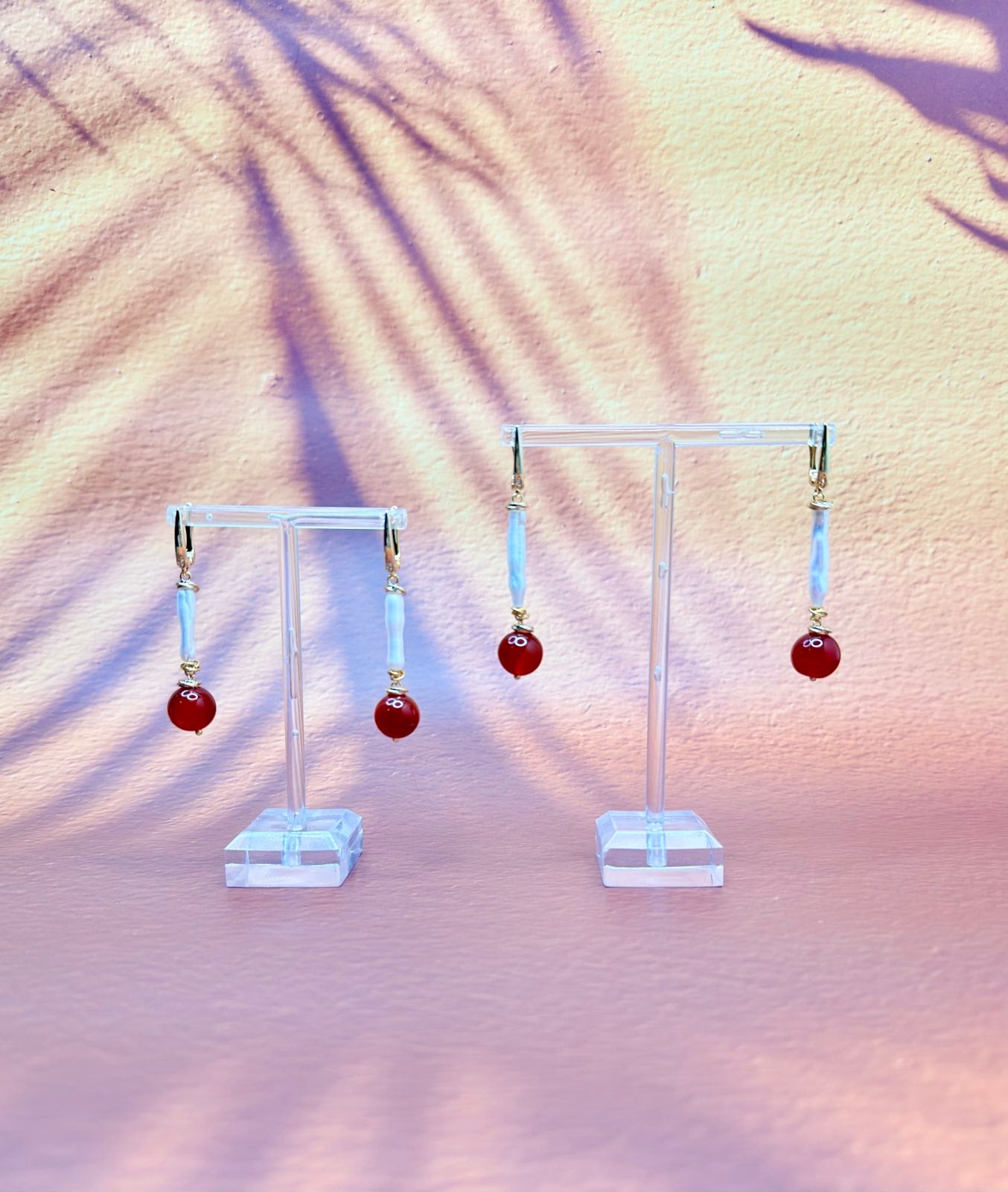 Scarlet Glow Earrings