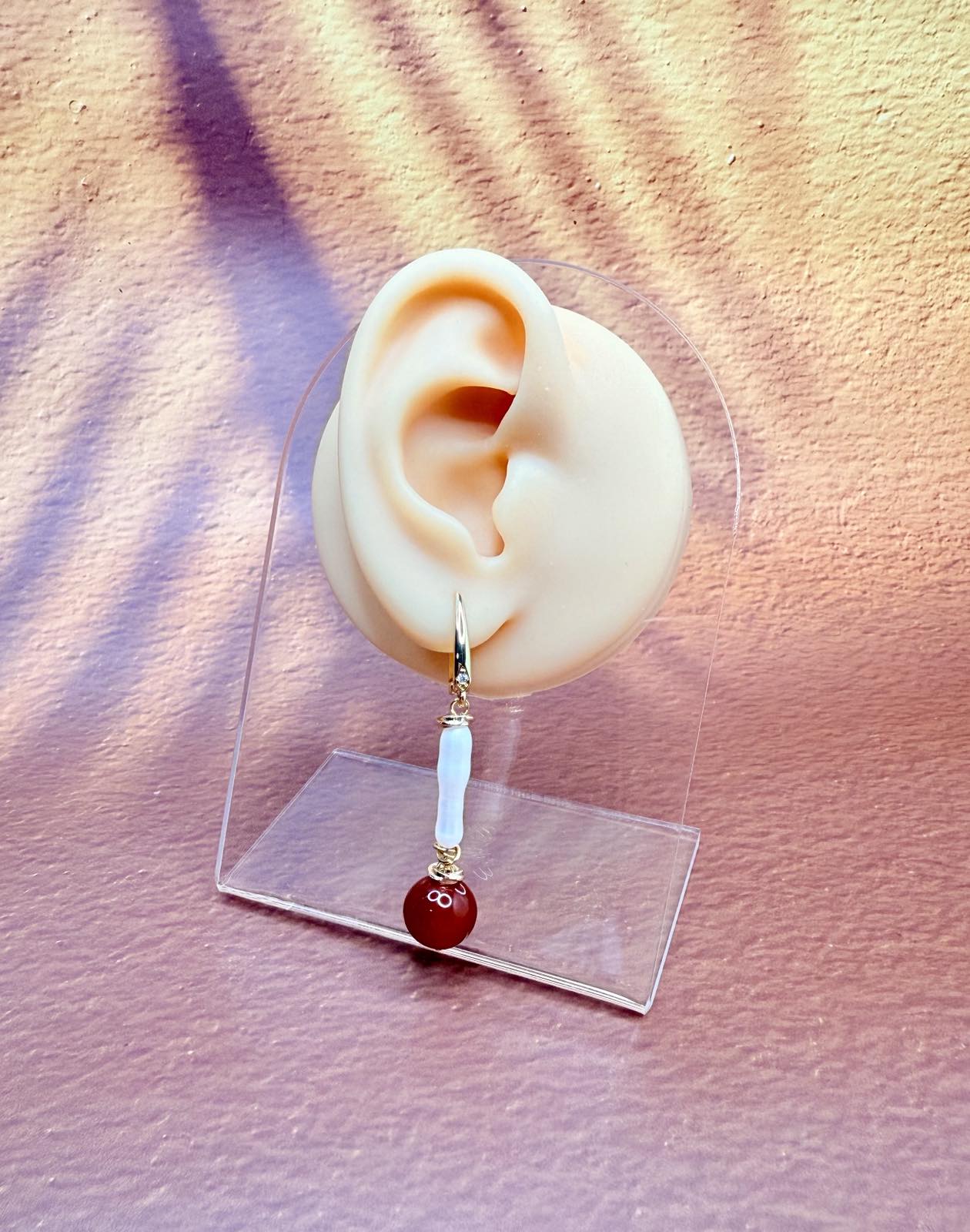 Scarlet Glow Earrings