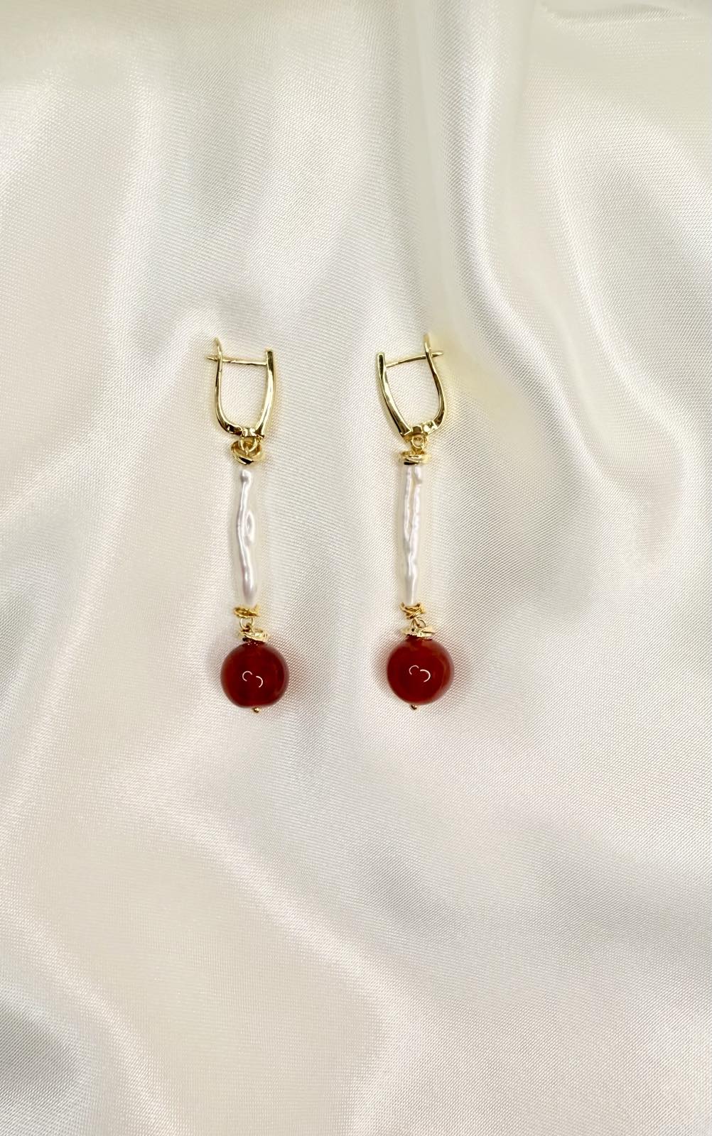 Scarlet Glow Earrings