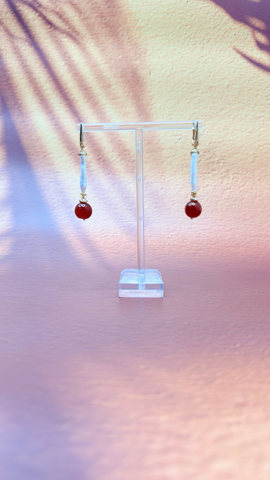 Scarlet Glow Earrings