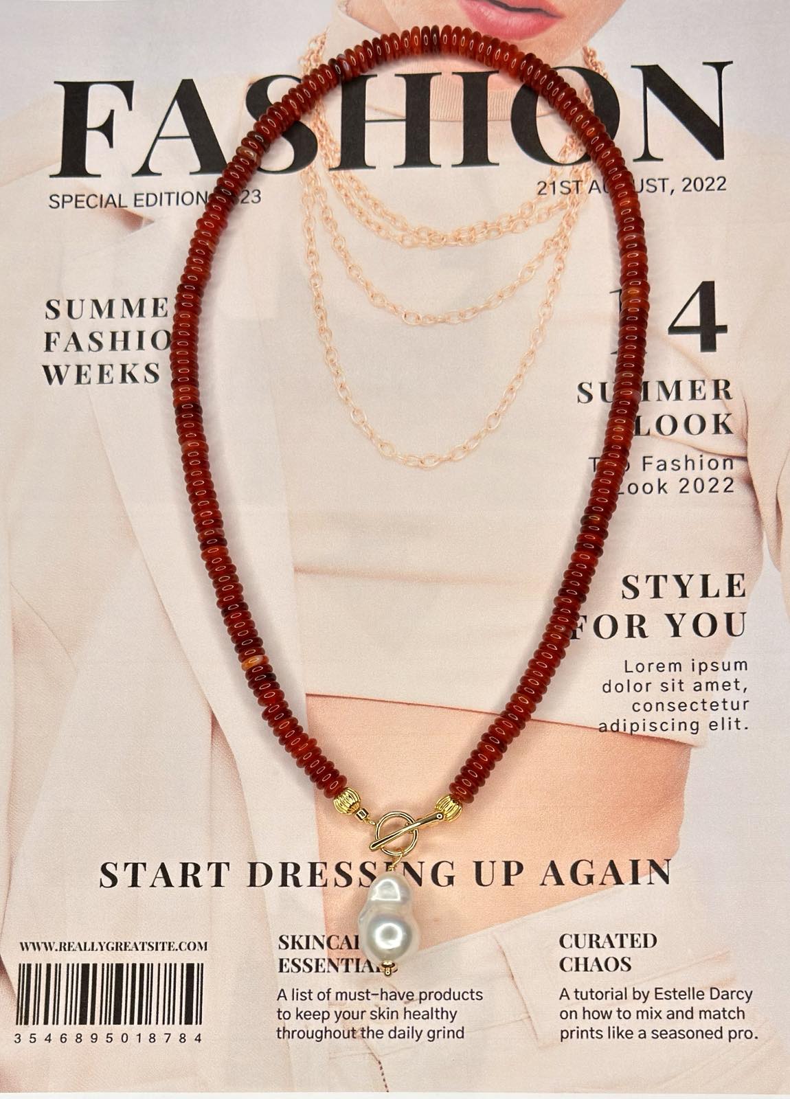 Crimson Muse Necklace