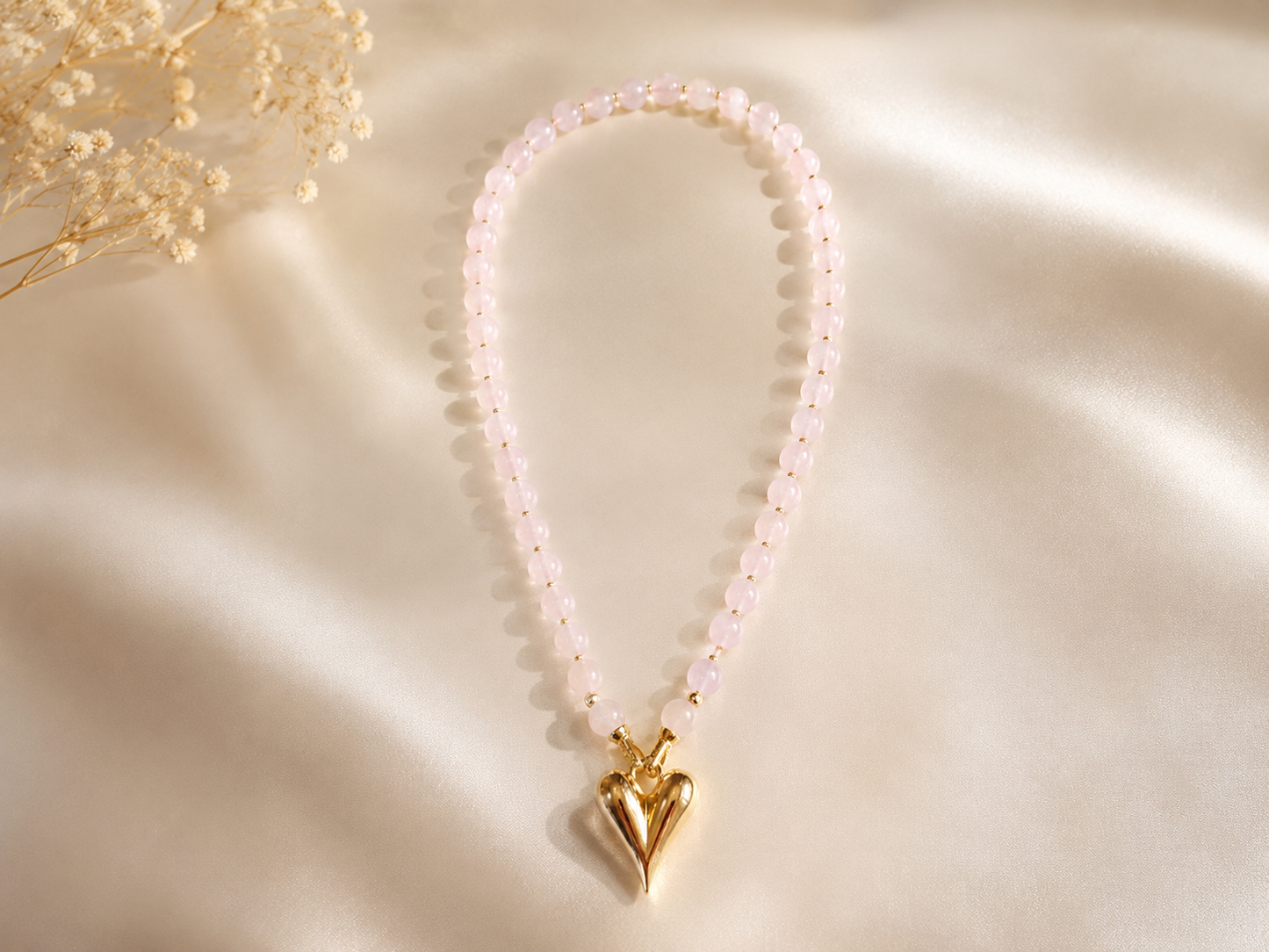Rose Glow Heart