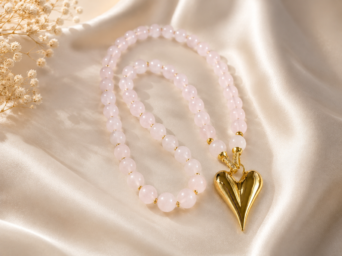 Rose Glow Heart