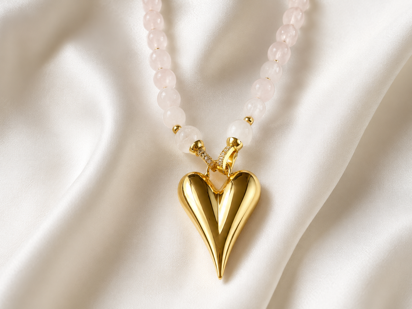 Rose Glow Heart