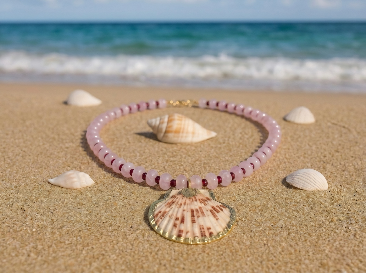 Golden Shore Scallop Choker