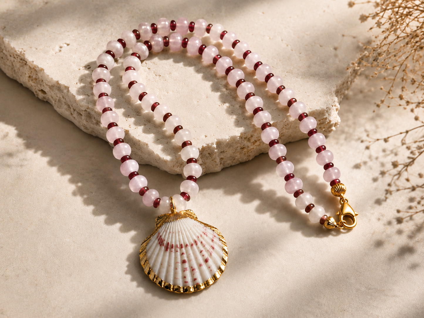 Golden Shore Scallop Choker