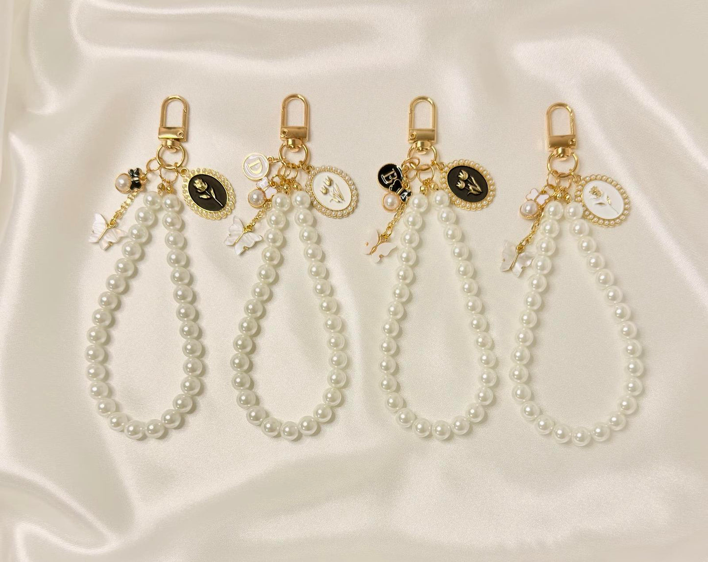 Cameo Muse Pearl Wristlet Phone / Keychain