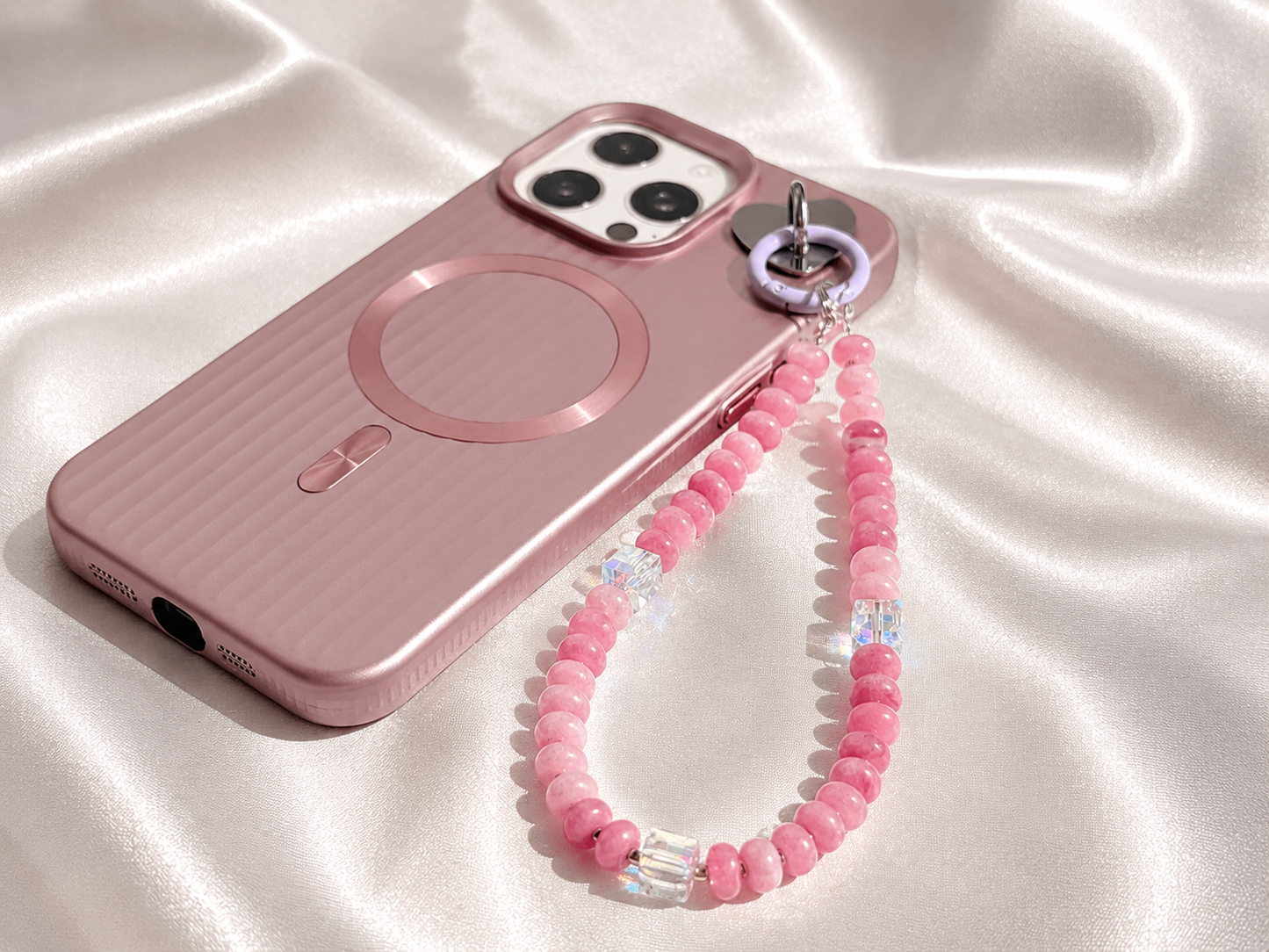 Blush Aura Phone Wristlet