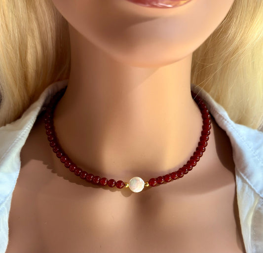 Burning Kiss Necklace